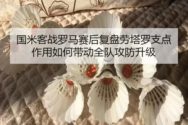 国米客战罗马赛后复盘劳塔罗支点作用如何带动全队攻防升级